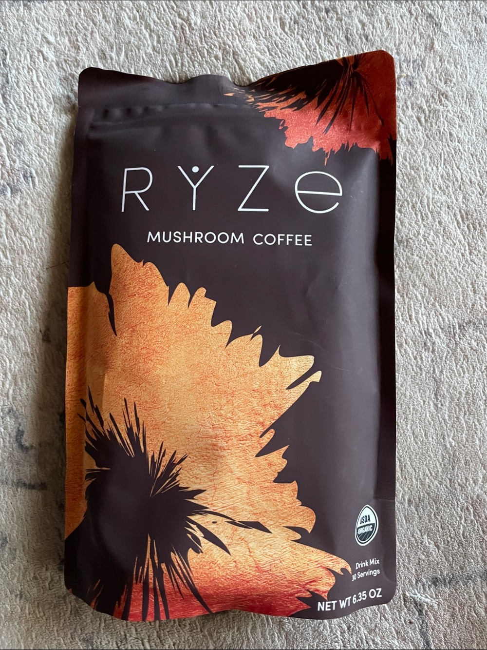 Mushroom Coffee - Black & Orange Packaging - Picture 3 of 5